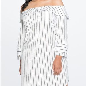 Off shoulder t shirt dress
